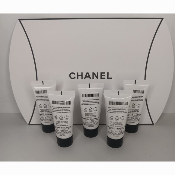 CHANEL N-1 SERUM REVITALISANT AU CAMELIA ROUGE 5ML - Picture 2 of 7